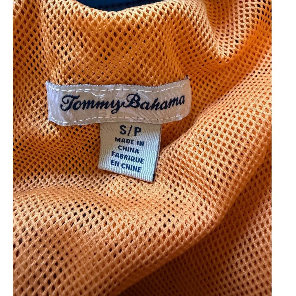 Tommy Bahama Mens Blue Lobster Print Swim Trunks Mesh Lined Shorts Small‎